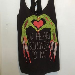 Zombie tank with open back